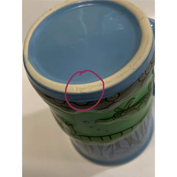 Hilton Head Island Souvenir Mug Cup 3D Turtle Fish Alligator Crocodile Water - Picture 7 of 10